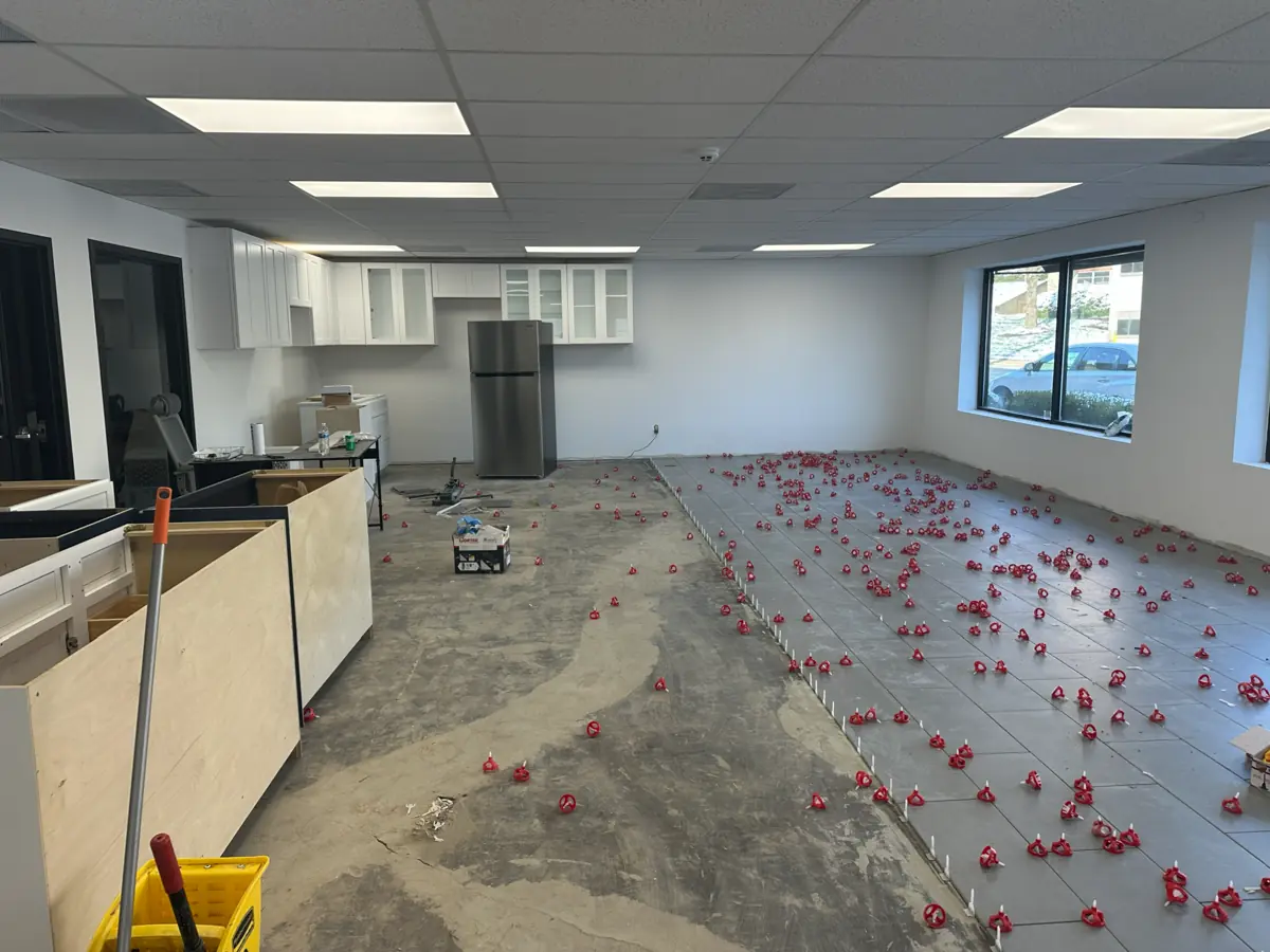 Herringbone Tile Floor